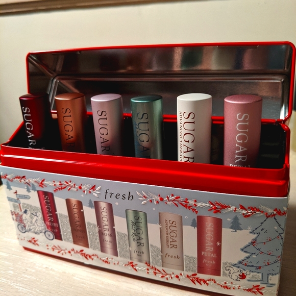 Sephora Other - NWOT Exclusive Fresh
Sugar Lip Bestsellers Tin